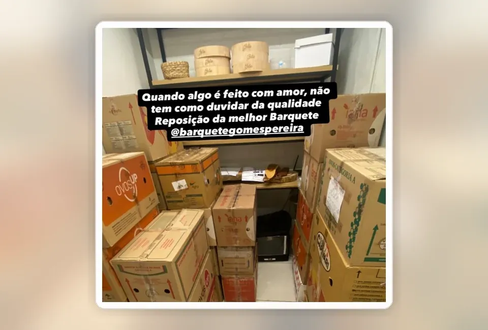 Registro de reposição de produtos para clientes